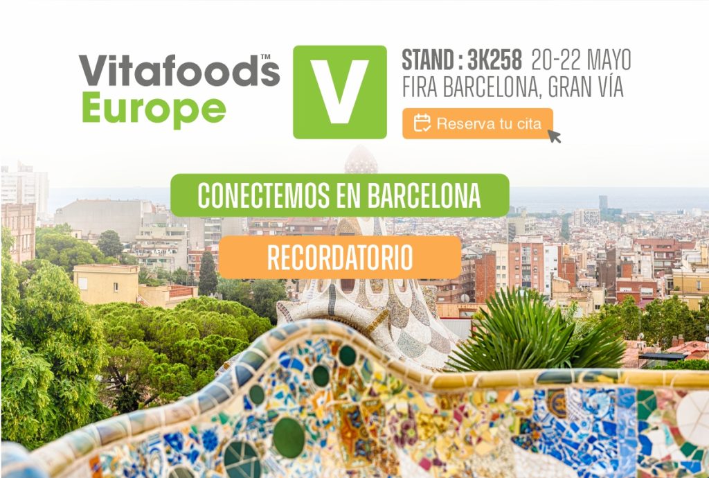 Corexnat en Vitafoods 2025 - ingredientes funcionales nutracéuticos en stand 3K258